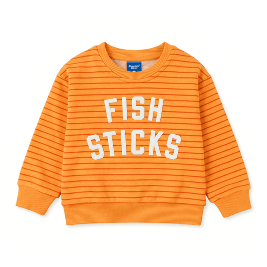 Fish Sticks Kids Crewneck Sweater