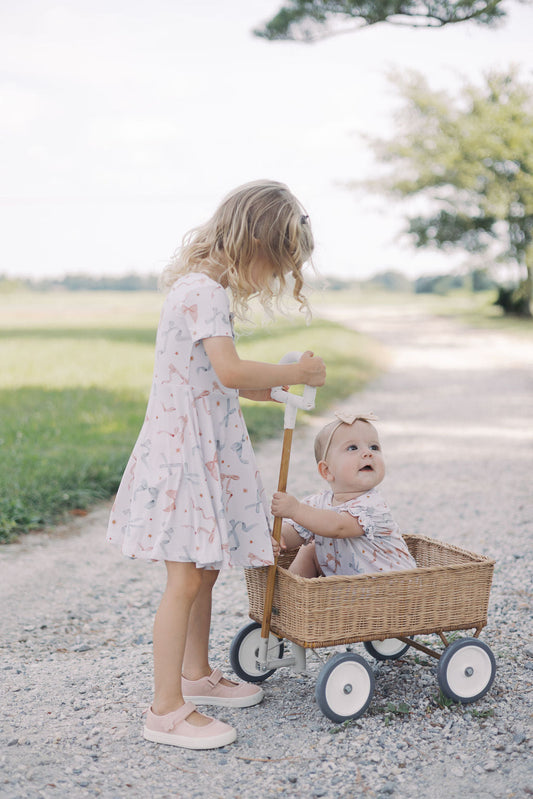 Ribbon Button Dress