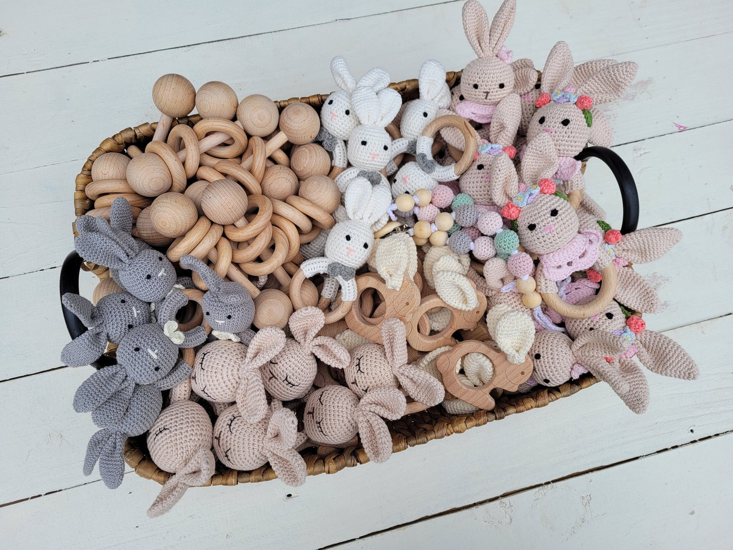 Crochet Animal Rattle Teether