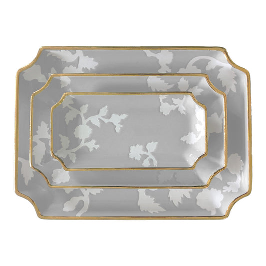 Chinoiserie Dreams Trays with Gold Accent