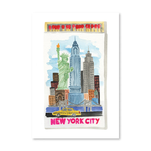New York City Matchbook