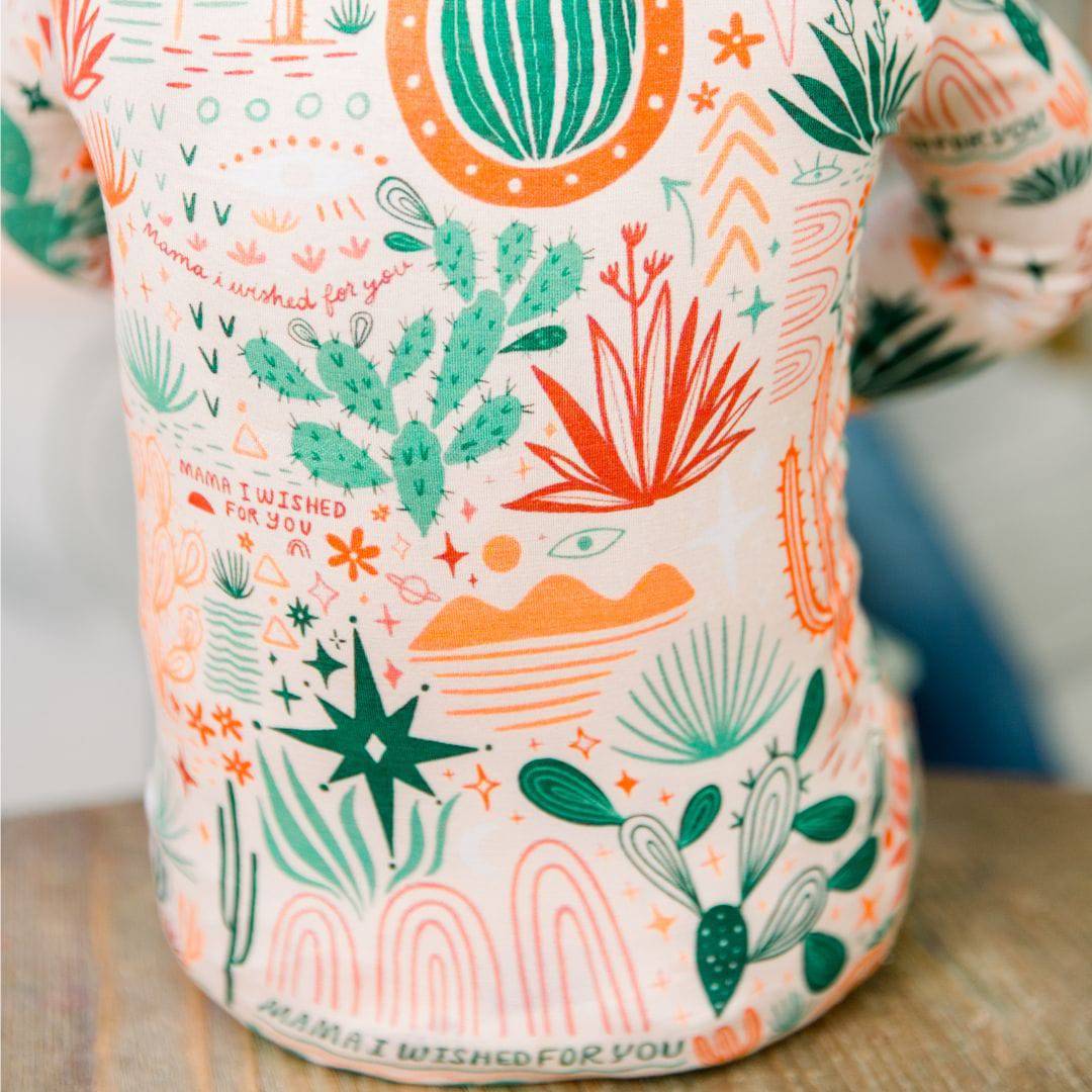 The Second-Skin Footless Romper | Desert Cactus Vibes | "Mama, I Wished for You"