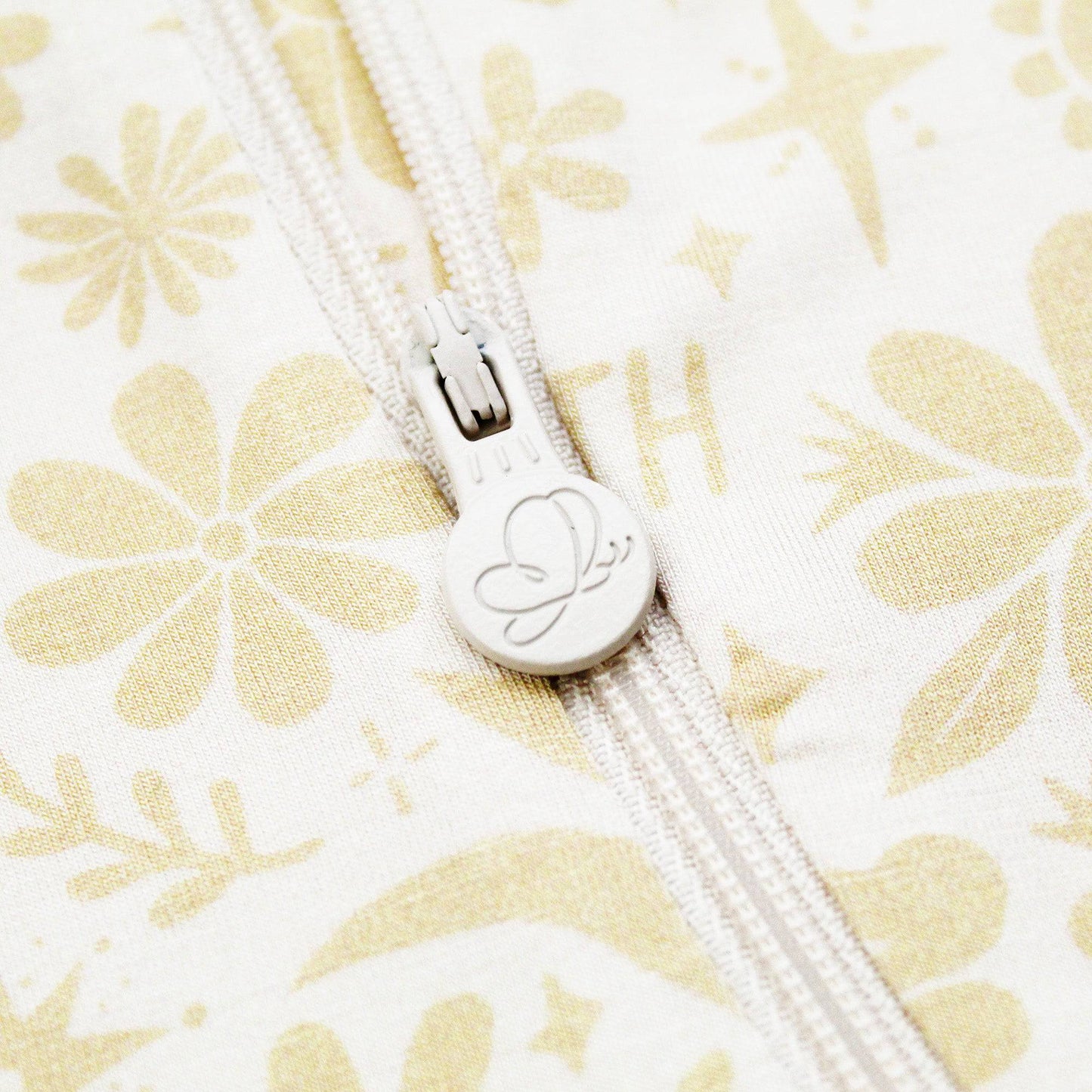 The Second-Skin Footless Romper | Om Baby (Beige) | "Deep Breath"