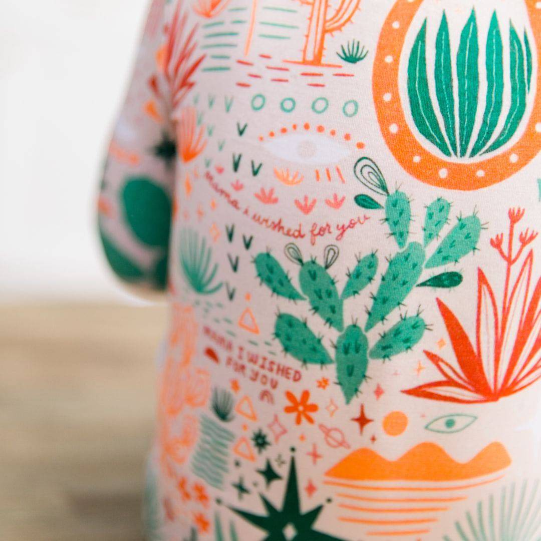 The Second-Skin Footie | Desert Cactus Vibes | "Mama, I Wished for You"