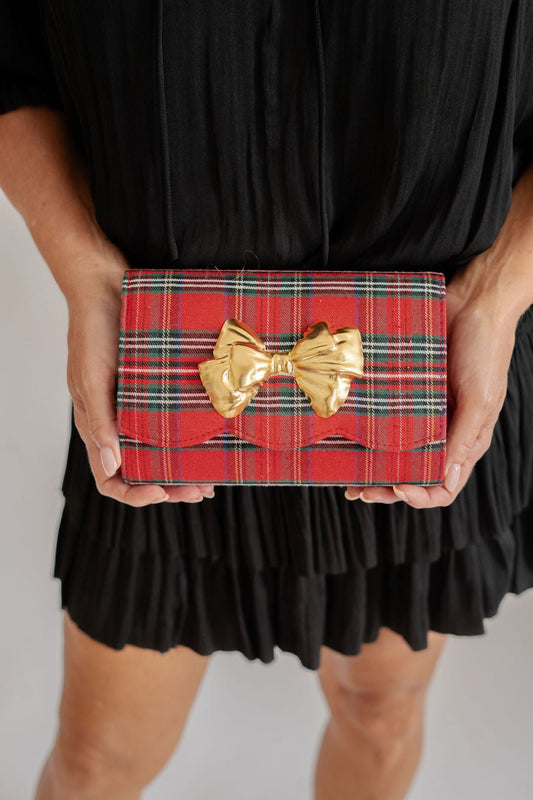 Ruby Scalloped - Red Plaid