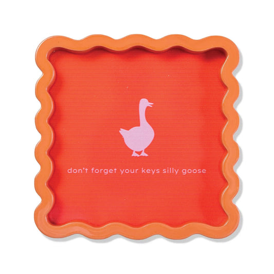 Silly Goose Lacquer Tray
