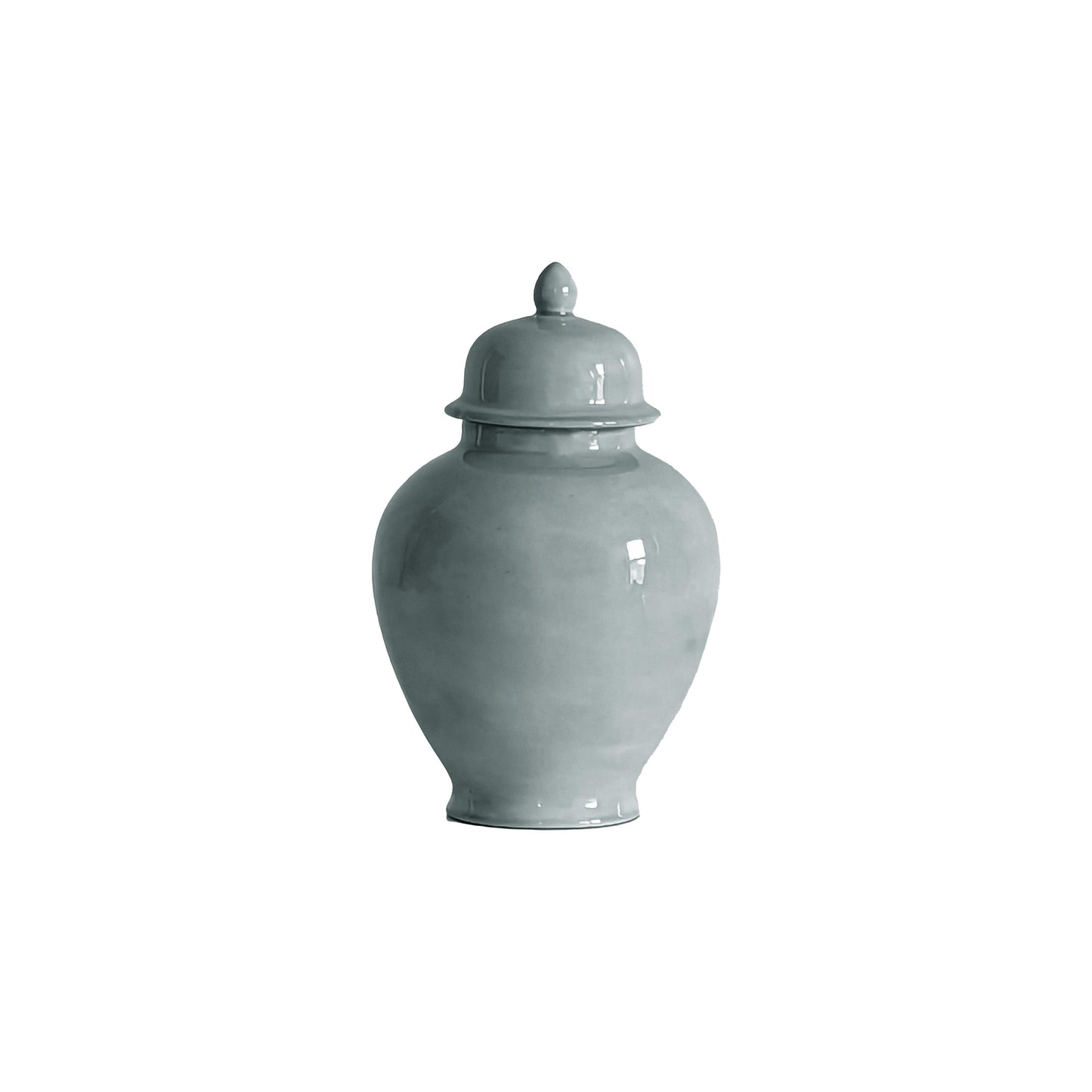 Lamb's Ear Blue Ginger Jars