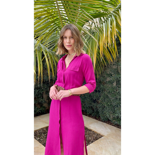 Magenta Maxi Dress