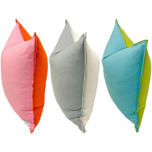 Two-Toned Indoor Pillows (3 Color Ways)