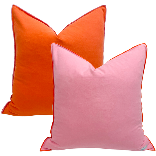 Two-Toned Indoor Pillows (3 Color Ways)