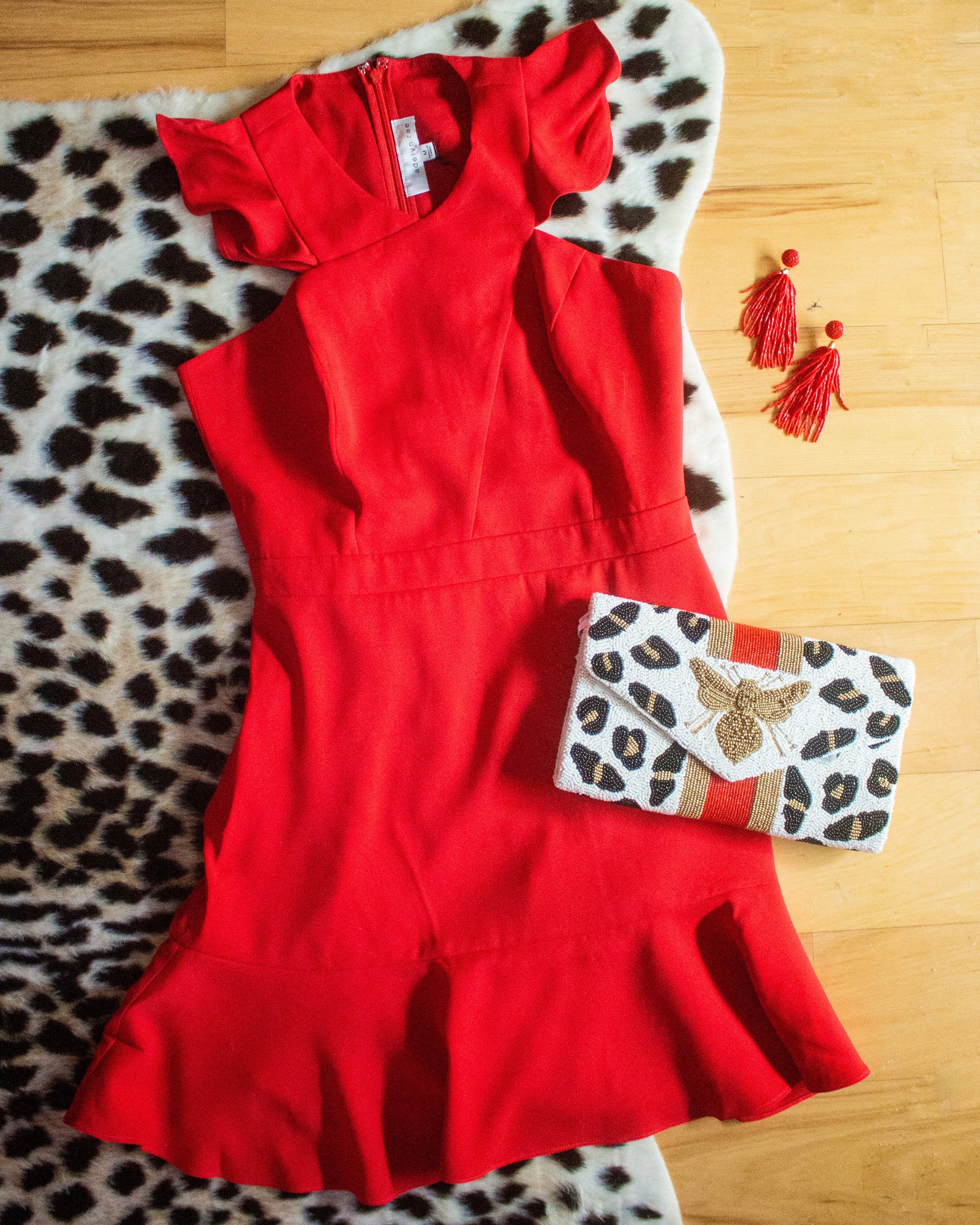 adelyn rae red dress Adelyn Rae Women's Mini Dress Cherry Red Floral Metallic Tiered Ruffle Sz S NWT