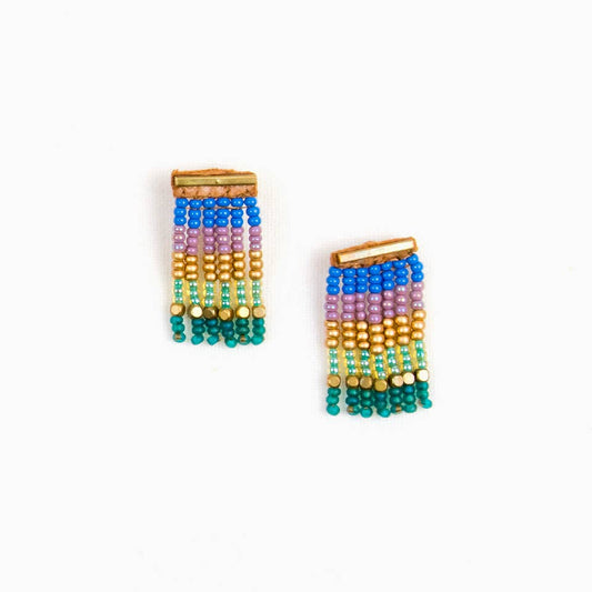 Altiplano - Bar Post Fringe Earrings - Salud HTX