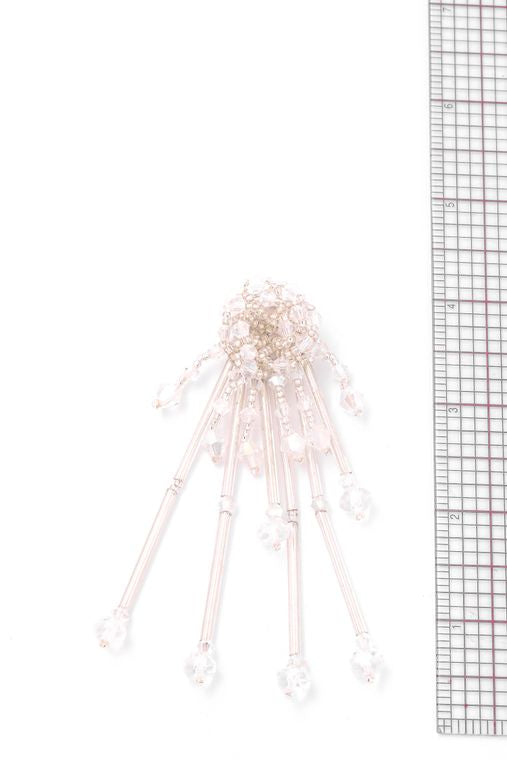 Multi Crystal Tassle Earrings